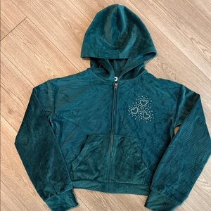 SO Teal Zip-Up Kids Jacket